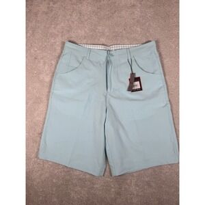 Short‎ Par 4 Shorts Mens 32 Sea Glass 10" Golf Performance Stretch Casual NWT